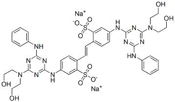 disodium 4,4'-bis[6-anilino-[4-[bis(2-hydroxyethyl)amino]-1,3,5-triazin-2-yl]amino]stilbene-2,2'-disulphonate  CAS NO.4193-55-9