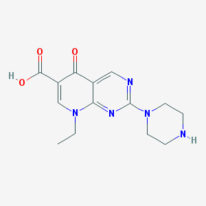 8-ETHYL-5,8-DIHYDRO-5-OXO-2-[1-PIPERAZINYL]PYRIDO[2,3-D]-PYRIMIDINE-6-CARBOXYLIC ACID