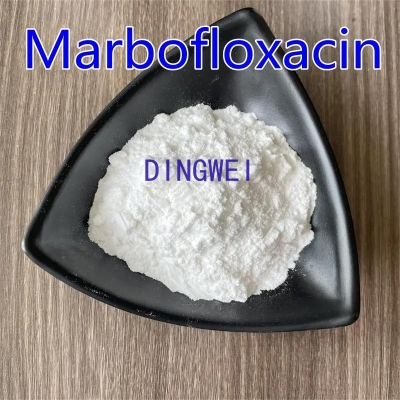 Factory Supply API Marbofloxacin CAS 115550-35-1 with Best Price 99%  Marbofloxacin DINGWEI