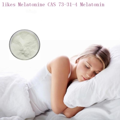 factory supply Melatonin 99% Purity Melatonine powder  for Well Sleep mel